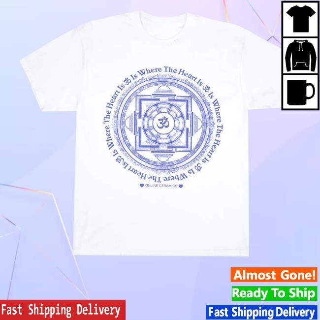 Om Is Where The Heart Is Long Sleeve Shirt
