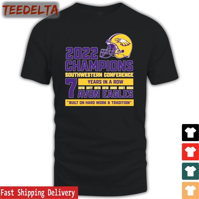 2022 Champions Avon Eagles T Shirt