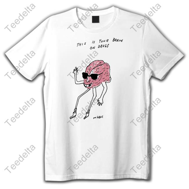 Matt Gray This Is Your Brain On Drugs Mgray Hooded Sweatshirt