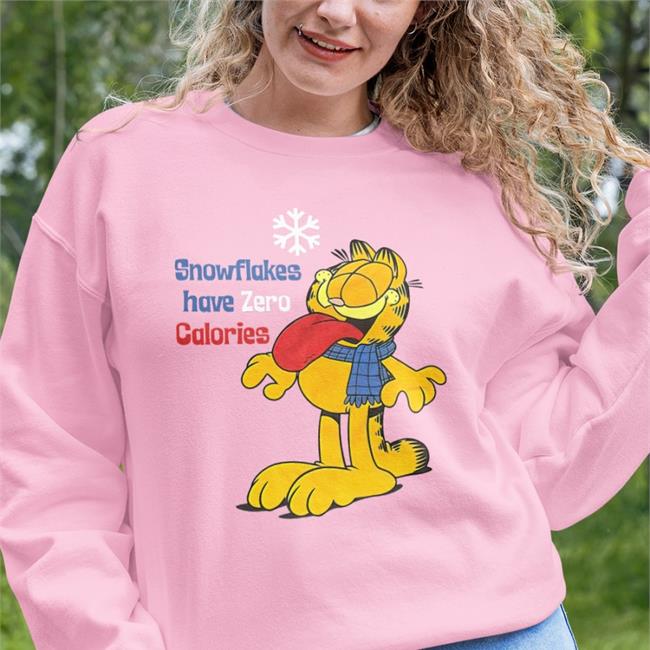 Beepboop1278 Garfield Snowflakes Have Zero Calories Hoodie Edanonymemes