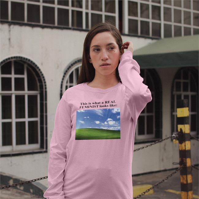 This Is What Real Feminist Looks Like White Tees ShirtsThatGoHard This Is What Real Feminist Looks Like Sweatshirt