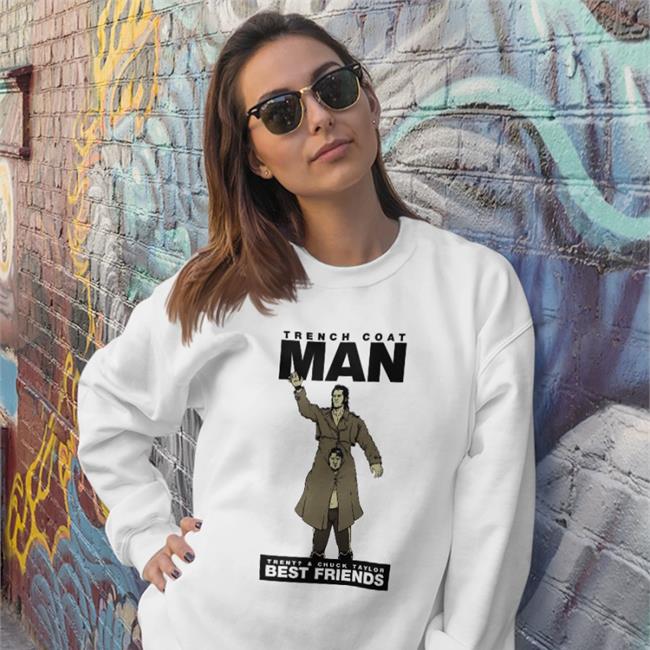 Prowrestlingtees Merch Trench Coat Man Tee Shirt Trent Trentylocks