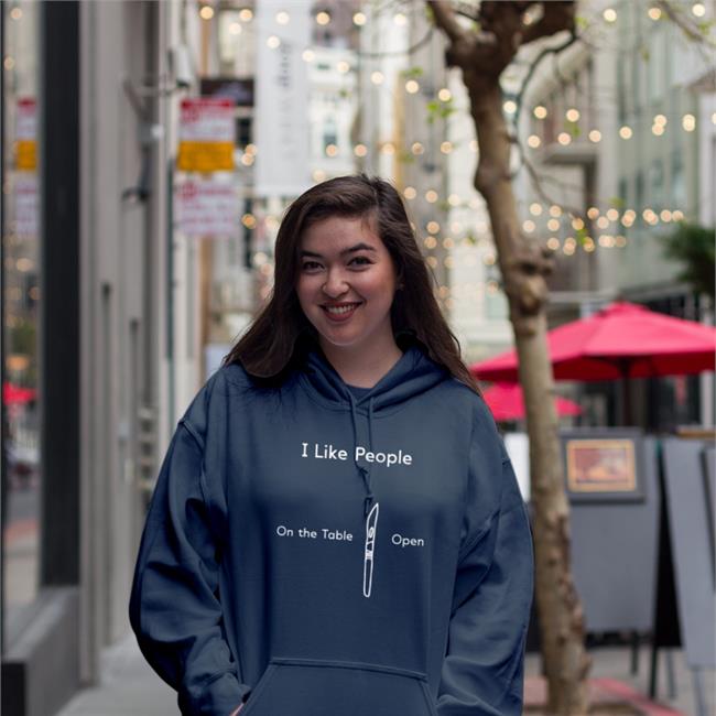 Shirts With Threatening Auras Disturbingshirt I Like People On The Table Open Shirt
