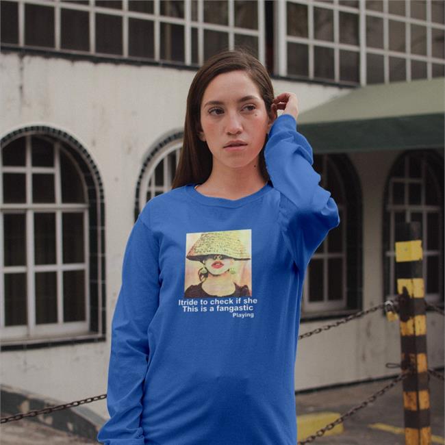 Poorly Translated Shirts Itride To Check If She This Is A Fantastic Playing Shirt Black