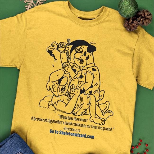 What Hast Thou Done Cain And Abel Tee Shirt