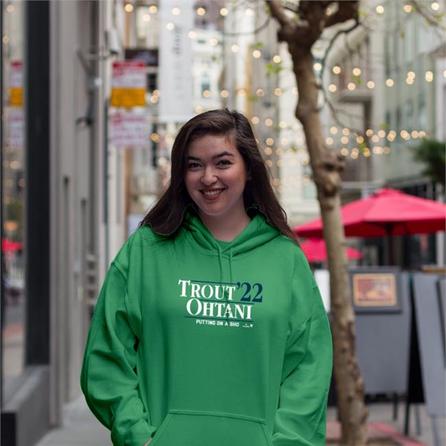 Trout'22 Ohtani Putting On A Sho Hoodie