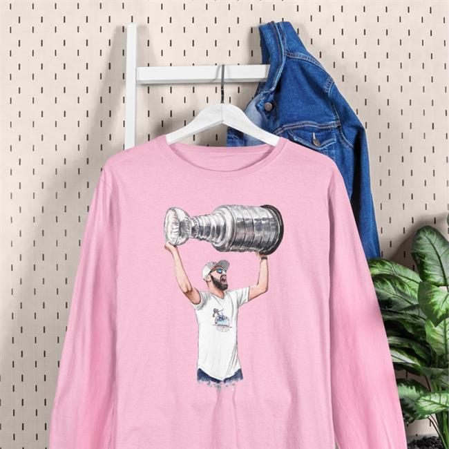 Nazem Kadri With The Stanley Cup Tee Shirt