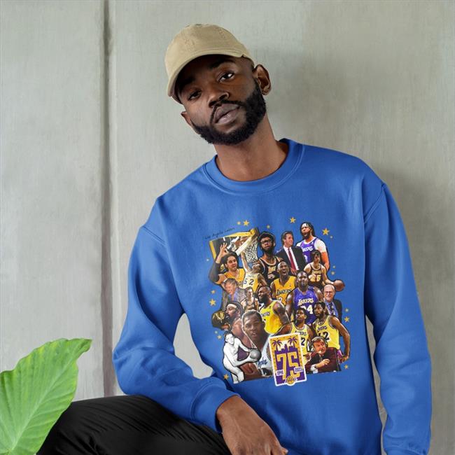 Los Angeles Lakers 75Th Anniversary Hoodie
