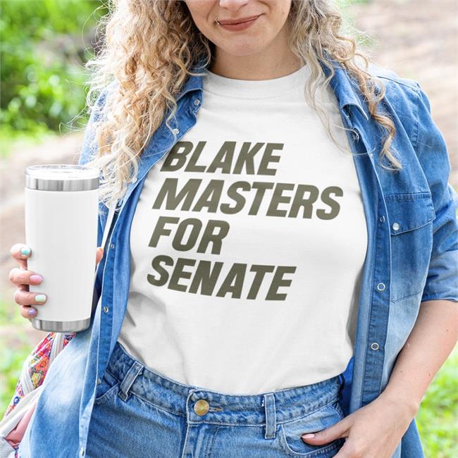 Casey Flores Wearing Blake Masters For Senate Sweatshirt