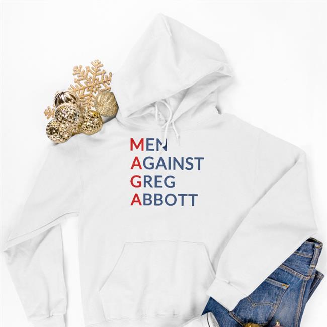 Men Against Greg Abbott Tee Shirt Zachary Petrizzo
