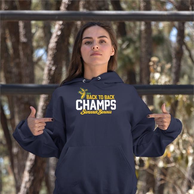Back To Back Champs Savannah Bananas T Shirts Savannah Bananas