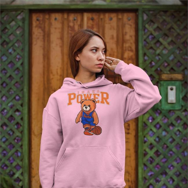 White Inaka Power Bear Shirt Downbadbears