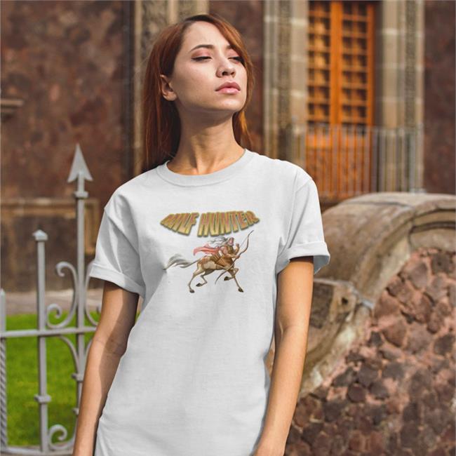 Weird Thrift Store Shirts Milf Hunter Centaur Sweatshirt White