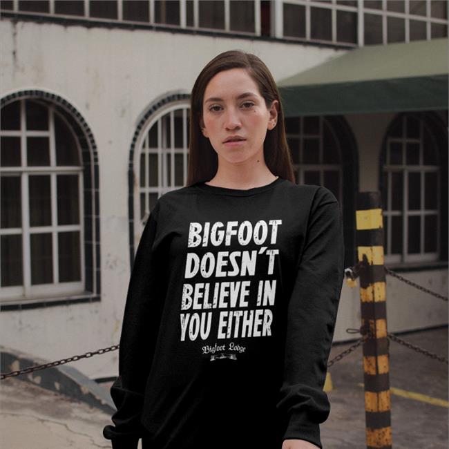 Rhys Darby Bigfoot Doesn’t Believe In You Either Funny T Shirt