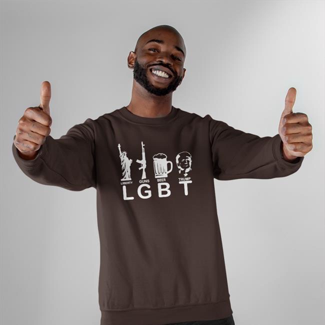 Lgbt Liberty Guns Beer Strump T Shirts