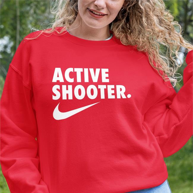 Active Shooter Funny T Shirt Shirts With Threatening Aurasr Merch