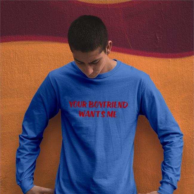 Tobey Maguire Wearing Your Boyfriend Wants Me Hoodie