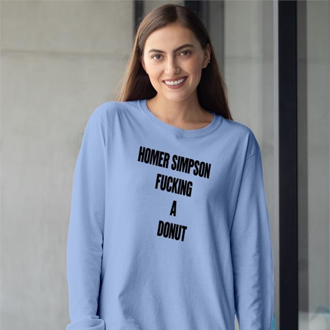 Shirts That Go Hard Homer Simpson Fucking A Donut T-Shirt