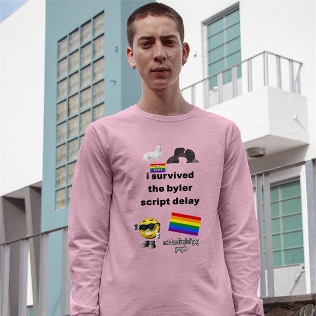 Loveubyler Gay Test I Survived The Byler Script Delay Shirts