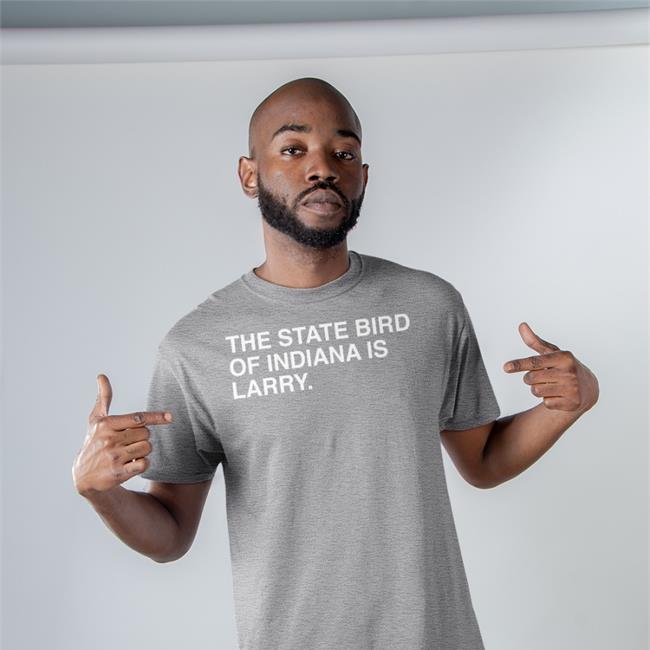 Obvious Shirts Store The State Bird Of Indiana Is Larry T Shirt Black