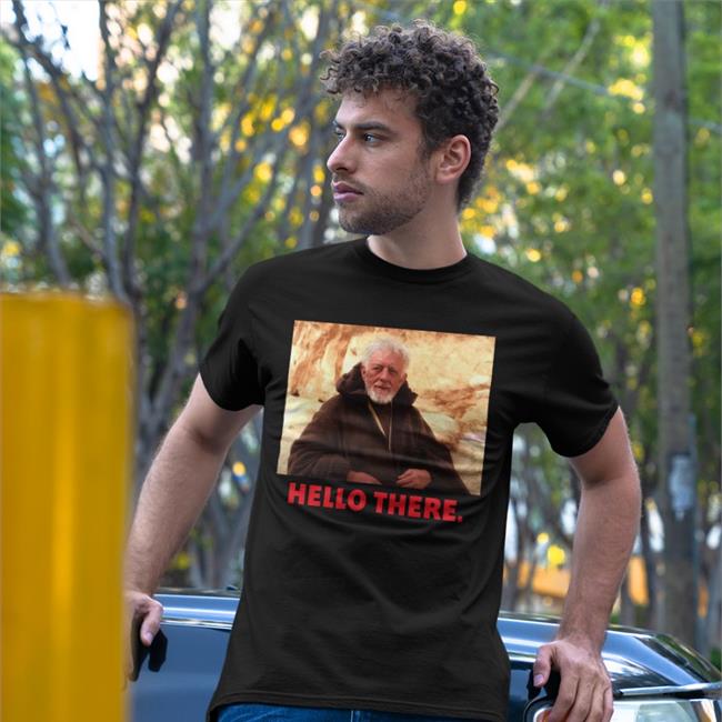 Hello There Shirt Black Obi-Wan Kenobi