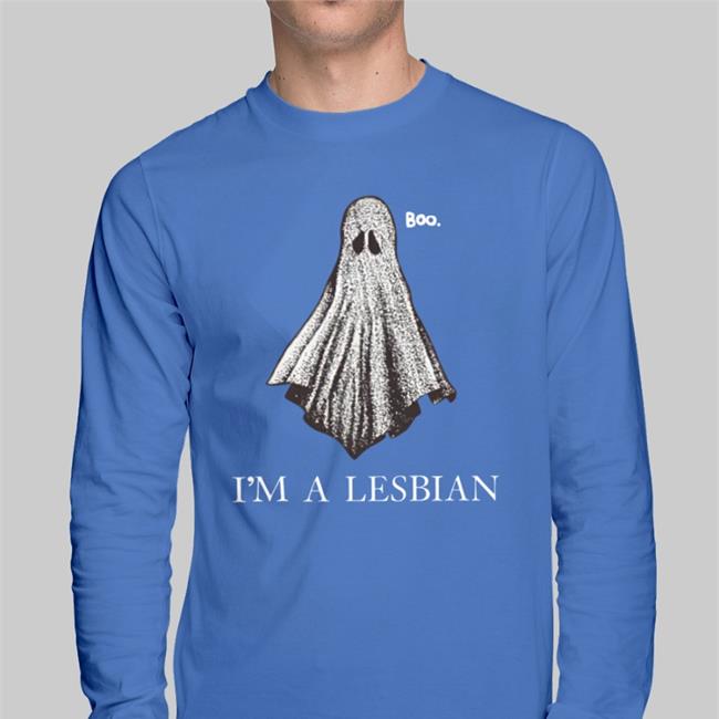 Luccainternational Store Boo I'm A Lesbian T Shirt Ghost Boo I'm A Lesbian Tee