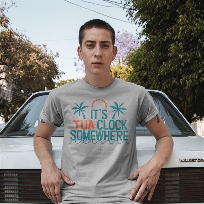 Miami Dolphins It's Tua Clock Sometimes Shirt Susan Sartain