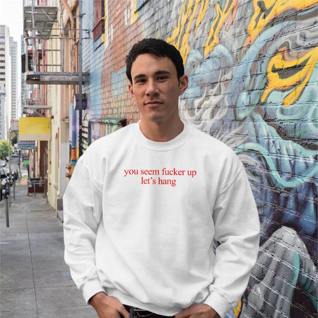 O Mighty World Store You Seem Fucked Up Let's Hang T Shirt