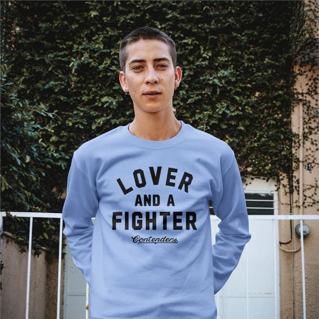 Justin Preece Lover And A Fighter Shirt Grey
