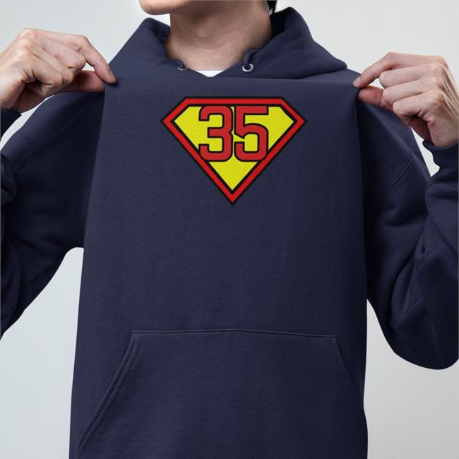 Cubs Justin Steele Superman 35 Shirt