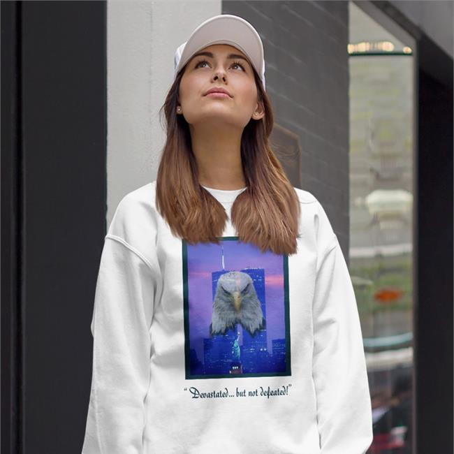 White Shirts That Go Hard Devastated But Not Defeated Shirt