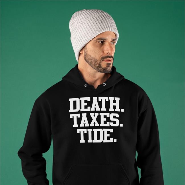 Barstool Bama Death Taxes Tide Shirt Barstool Sports Store