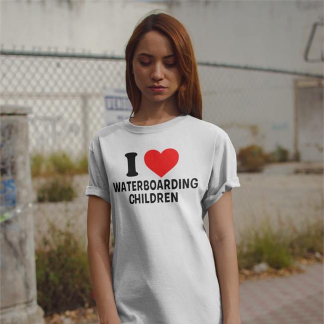 Shirts With Threatening Auras I Love Waterboarding Children Sweatshirt Disturbingshirt