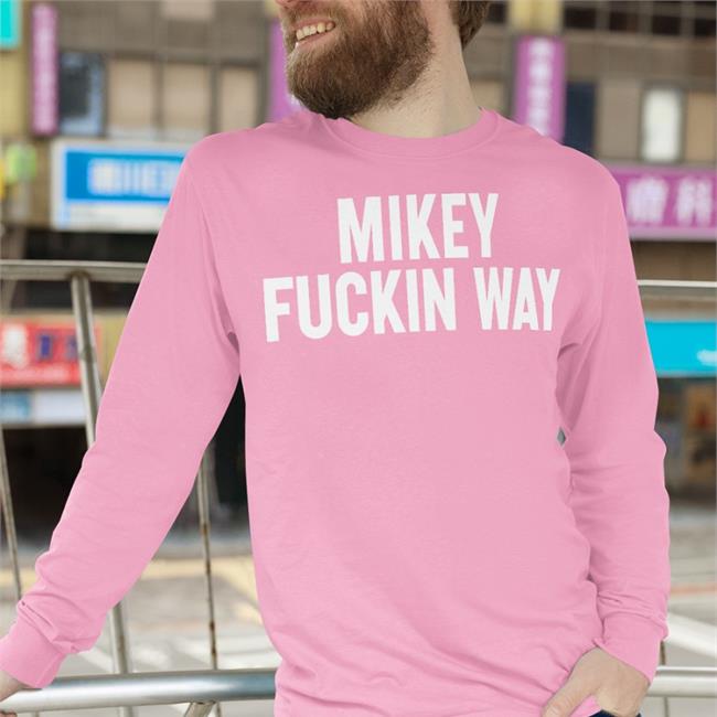 Frank, Ray, And Mikey Mychemicalromance Merch Mikey Fuckin Way T-Shirt