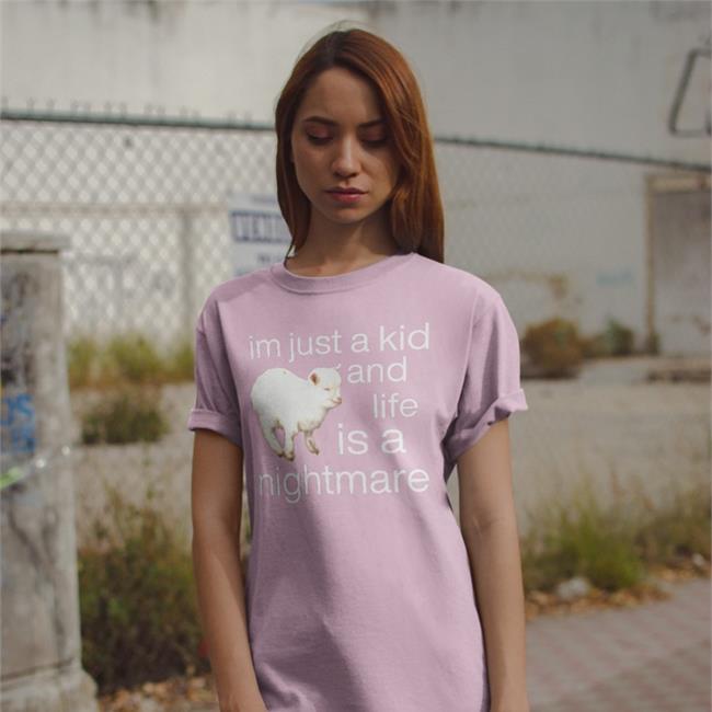 Goodshirts I'm Just A Kid And Life Is A Nightmare Shirt Sheep