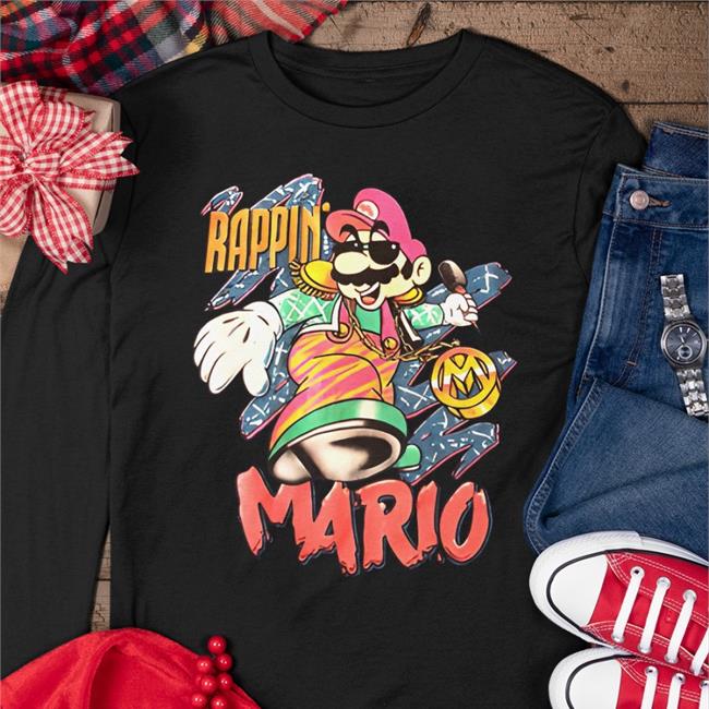 Nintendo 1991 Rappin Mario Shirt