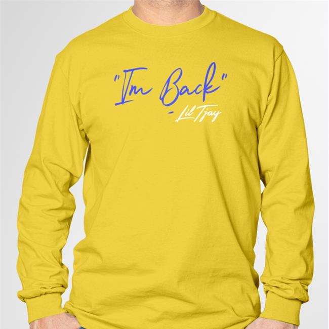 Tjayyyy I'm Back Lil Tjay T Shirt Liltjayofficial Merch