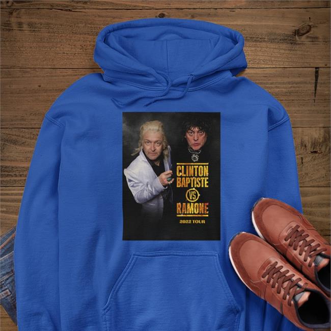 Clinton Baptiste Vs Ramone 2022 Long Sleeve Tee Shirt Black
