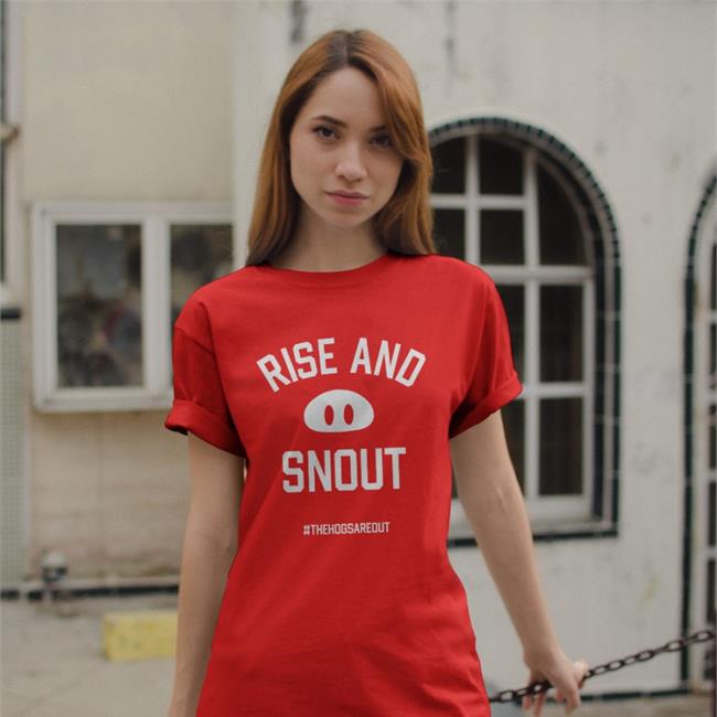 Red Rise And Snout Long Sleeve T Shirt Bonfire Store