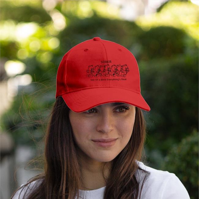 Shirtsthtgohard Sober Son Of A Bitch Everything's Real Twill Cap