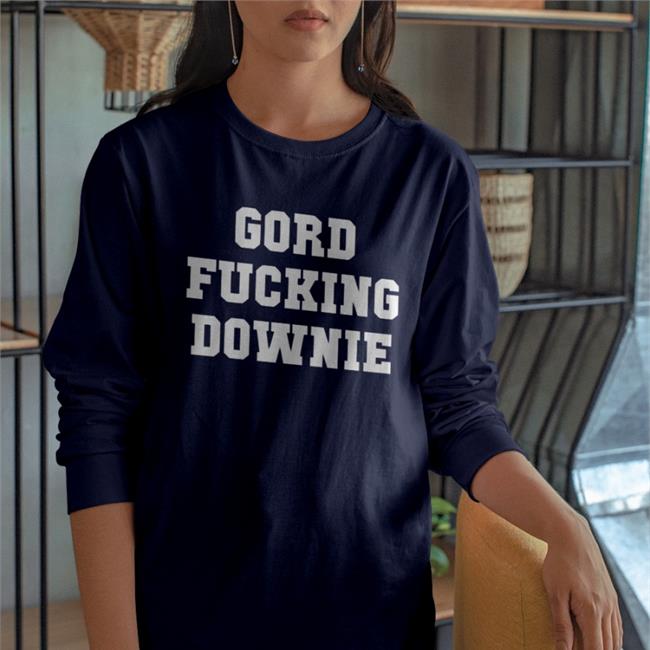 Jeff Amen Wearing Gord Fuckin Downie Tee Shirts