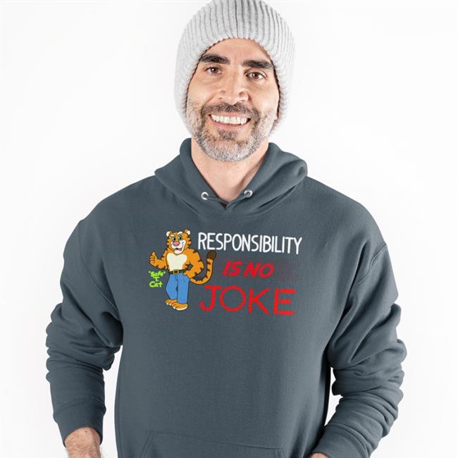 Responsibility Is No Joke Tee Shirt Javigameboy