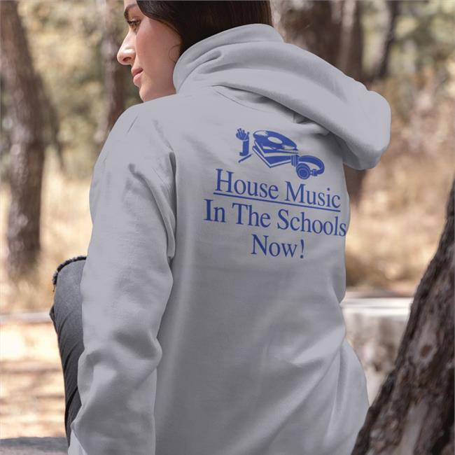 Everpress House Music In The Schools Now Hoodie White