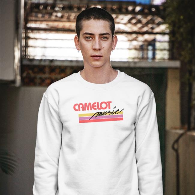 White Camelot Music T Shirt Super 70S Sportsl Store