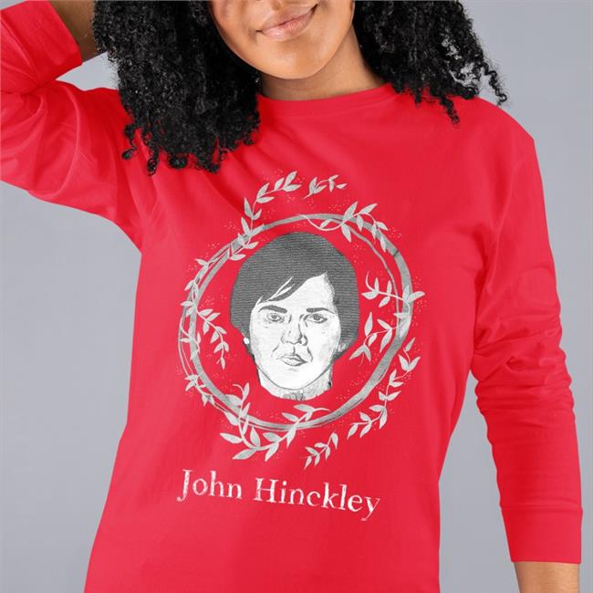 JohnHinckley20 John Hinckley Funny T Shirt Black