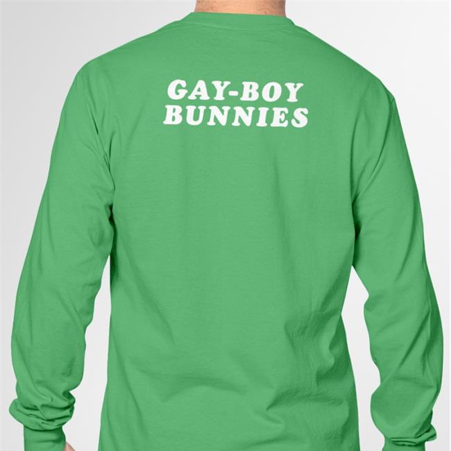 Gay-Boy Bunnies Sweatshirt Weird Thrift Store Shirts