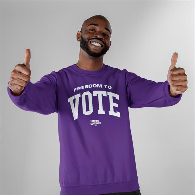 Joshshapiro Shop Freedom To Vote Shapiro Governor Shirt Olivia Julianna