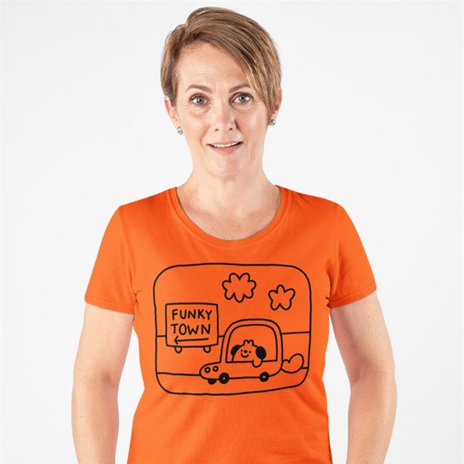 Heyheymomo Store Funky Town Tee Shirt White
