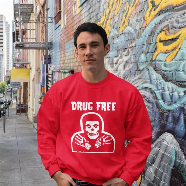 Drug Free Tee Shirt Vintage Puroresu