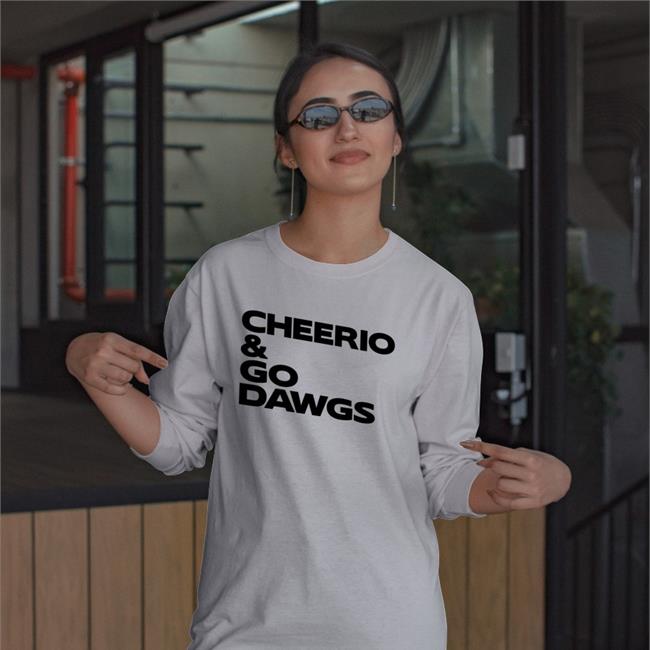 Cheerio And Go Dawgs Shirt Red British Bulldog